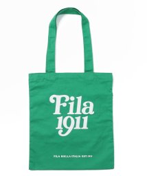 FILA（Bag）(フィラ（バッグ）)/ライトキャンバス　フラットバッグ/グリーン