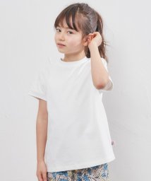 coen(コーエン（キッズ）)/リピT・USAコットンハイネックTシャツ/WHITE