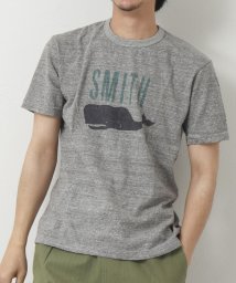 NOLLEY’S goodman(ノーリーズグッドマン)/【BARNS OUTFITTERS/バーンズアウトフィッターズ】別注吊り編みTシャツ SMITH/グレー