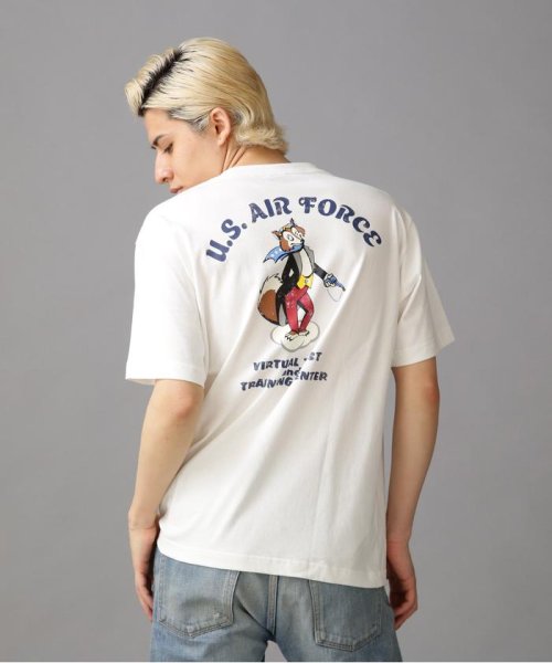 AVIREX(AVIREX)/31st.C.T.SQUADRON T－SHIRT / 31st.C.T.スコードロン Tシャツ/ホワイト