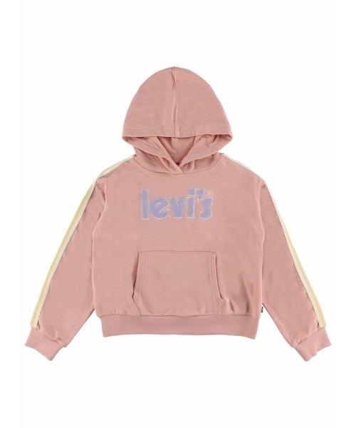 Levi's(リーバイス)/ジュニア(122－159cm) トレーナー/パーカー LEVI'S(リーバイス) LVG PULLOVER HOODIE WITH TAPIN/PINK