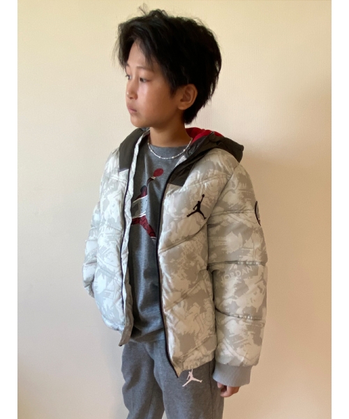 ジュニア(128－170cm) アウター JORDAN(ジョーダン) AOP PUFFER JACKET 