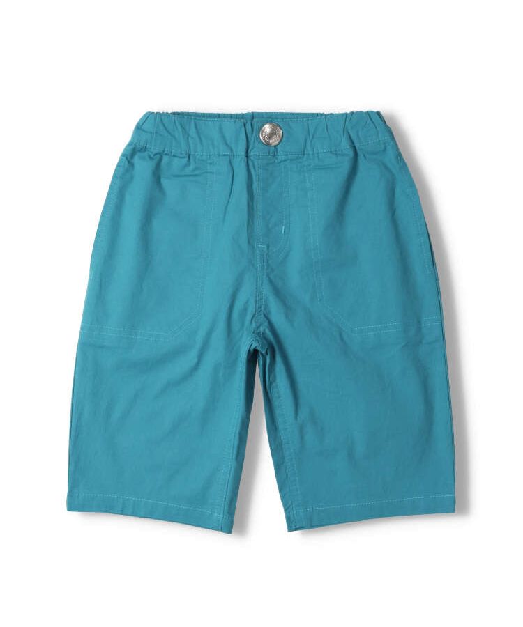 【子供服】 moujonjon (ムージョンジョン) 無地ダンプ6分丈ハーフパンツ 90cm~140cm M31110