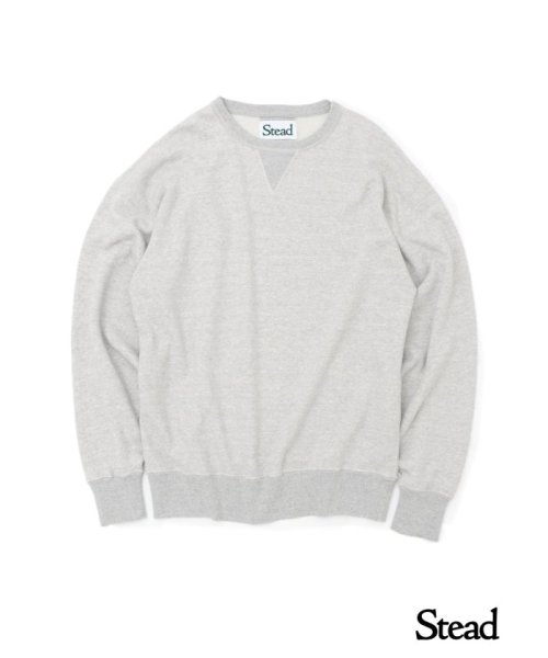 J.S Homestead(ジャーナルスタンダード　ホームステッド)/【J.S.Homestead / Stead】FLEECE GUSSET CREW SWEAT/グレーA