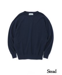 J.S Homestead(ジャーナルスタンダード　ホームステッド)/【J.S.Homestead / Stead】FLEECE GUSSET CREW SWEAT/ネイビー