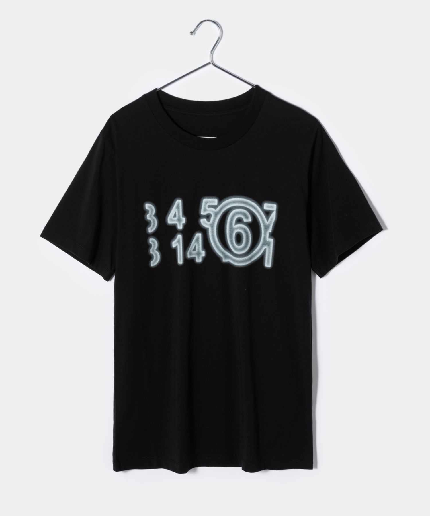 Tシャツ(半袖/袖なし)MM6 メゾンマルジェラ 半袖Tシャツ レディース 黒