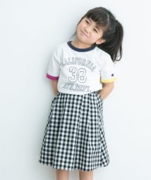 URBAN RESEARCH DOORS（Kids）(アーバンリサーチドアーズ（キッズ）)/『別注』Champion×DOORS　リンガーTシャツ(KIDS)/ホワイト