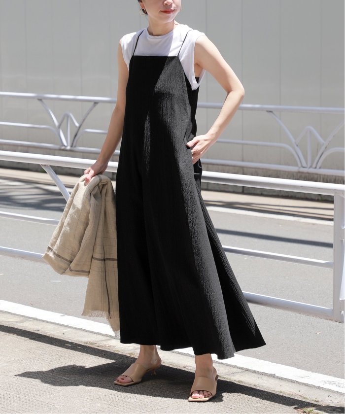 美品 リュンヌ ヴェルメイユパーイエナ プリーツ ロング ワンピース