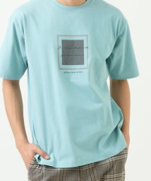 a.v.v (MEN)/【接触冷感】スクエアプリントTシャツ/505145149