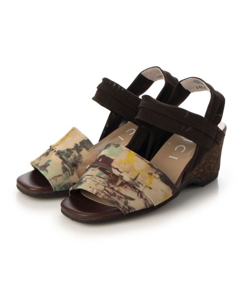 【高機能】アンクルストラップストレッチサンダル 