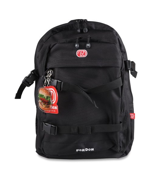 DOMDOM(ドムドム)/ドムドム DOMDOM リュック バッグ バックパック メンズ レディース 30L 撥水 大容量 BACKPACK ブラック 黒 DM002/ホワイト