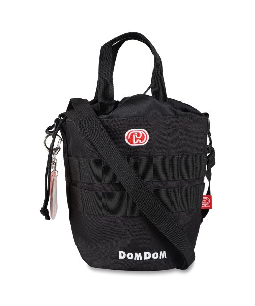 DOMDOM(ドムドム)/ドムドム DOMDOM ショルダーバッグ メンズ レディース 斜めがけ 小さめ MINI SHOULDER BAG ブラック 黒 DM003/ホワイト