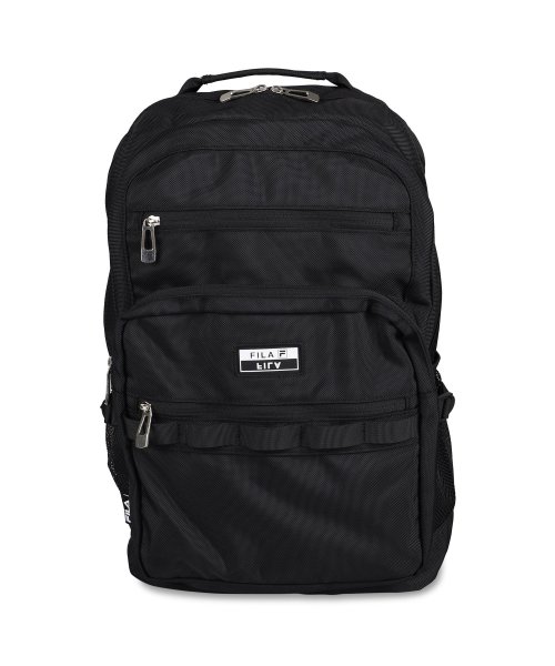 FILA(フィラ)/FILA フィラ リュック バッグ バックパック メンズ レディース 27L 撥水 大容量 通学 BACKPACK ブラック ホワイト カーキ オーロラ 黒 白/ブラック