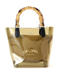B'2nd(ビーセカンド)/ORCIVAL (オーシバル）CLEAR PVC BEACH BAG SMALL ビーチバッグ /OR－H0181 CVC/ブラウン