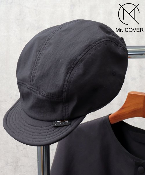 Mr.COVER(ミスターカバー)/Mr.COVER / ミスターカバー / CORDURA ジェットキャップ ショートバイザー  5パネル / ナイロンキャップ/ブラック