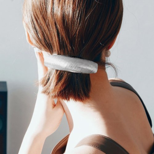 miniministore(ミニミニストア)/メタルバレッタ ヘアクリップ 韓国髪飾り/シルバー