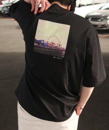 ZIP FIVE(ジップファイブ)/英文＆フォトTシャツ/ブラック系4