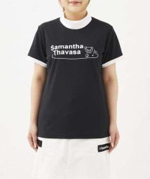 Samantha GOLF/アイミープリント半袖ハイネック/505258237