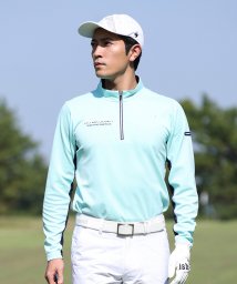 le coq sportif GOLF (ルコックスポルティフ（ゴルフ）)/EXcDRY長袖シャツ (吸汗速乾/UV CUT(UPF15)/高速ドライ/EXcDRY D－Tec（エクシードライ　ディーテック）【【アウトレット】/エメラルド