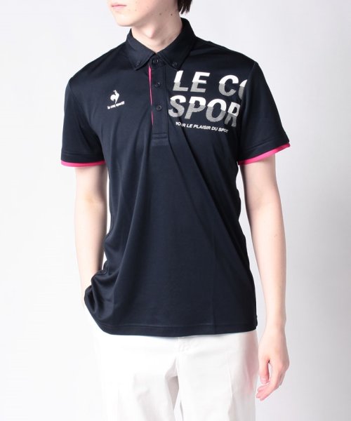 le coq sportif (ルコックスポルティフ)/【取扱店舗限定】半袖ポロシャツ/ネイビー