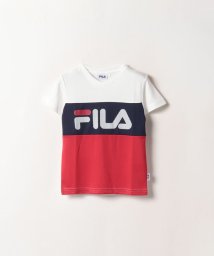FILA（kids）(フィラ（キッズ）)/【ラン】三段切替 半袖Tシャツ ガールズ/オフホワイト