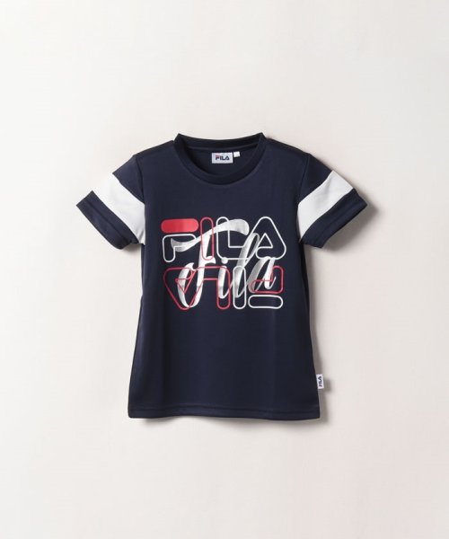 FILA（kids）(フィラ（キッズ）)/フィラ　ハンソデ Tシャツ/ネイビー