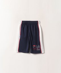 FILA（kids）(フィラ（キッズ）)/【ラン】ロゴプリント パイピング ハーフパンツ キッズ/ネイビー