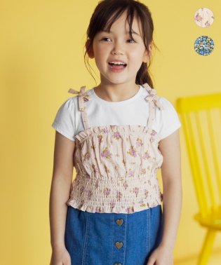 anyFAM（KIDS）/キャミソール ドッキング Ｔシャツ/505259252