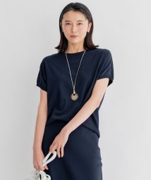 NIJYUSANKU（SMALL SIZE）(23区（小さいサイズ）)/【洗える/好評につき新色追加】レーヨンポリエステルストレッチ プルオーバー ニット/ネイビー系