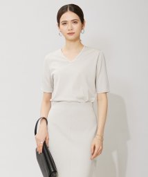 ICB（LARGE SIZE）(ICB（大きいサイズ）)/【WEB限定カラーあり】 シンセティックハイゲージ 半袖ニット/トープ系