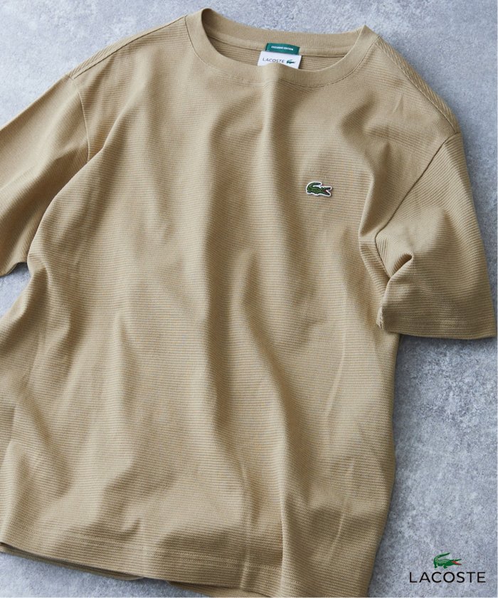 再入荷》【LACOSTE / ラコステ】別注 コットンリネンワッフルTシャツ