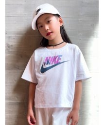 NIKE(NIKE)/キッズ(105－120cm) Tシャツ NIKE(ナイキ) PRINTED CLUB BOXY TEE/WHITE