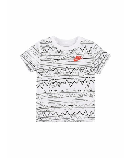 NIKE(NIKE)/トドラー(90－100cm) Tシャツ NIKE(ナイキ) NEW WAVE AOP/WHITE