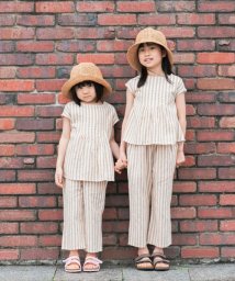 URBAN RESEARCH DOORS（Kids）(アーバンリサーチドアーズ（キッズ）)/『セットアップ対応』リネンコットン2WAYタックブラウス(KIDS)/STRIPE