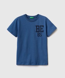 BENETTON (UNITED COLORS OF BENETTON BOYS)(ユナイテッド　カラーズ　オブ　ベネトン　ボーイズ)/キッズロゴ半袖Tシャツ・カットソーB/ブルー