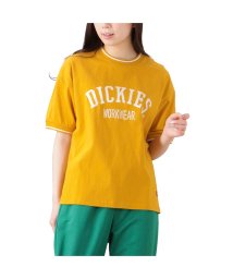 MAC HOUSE(women)(マックハウス（レディース）)/Dickies ディッキーズ リブライン半袖Tシャツ 3287－7936/イエロー