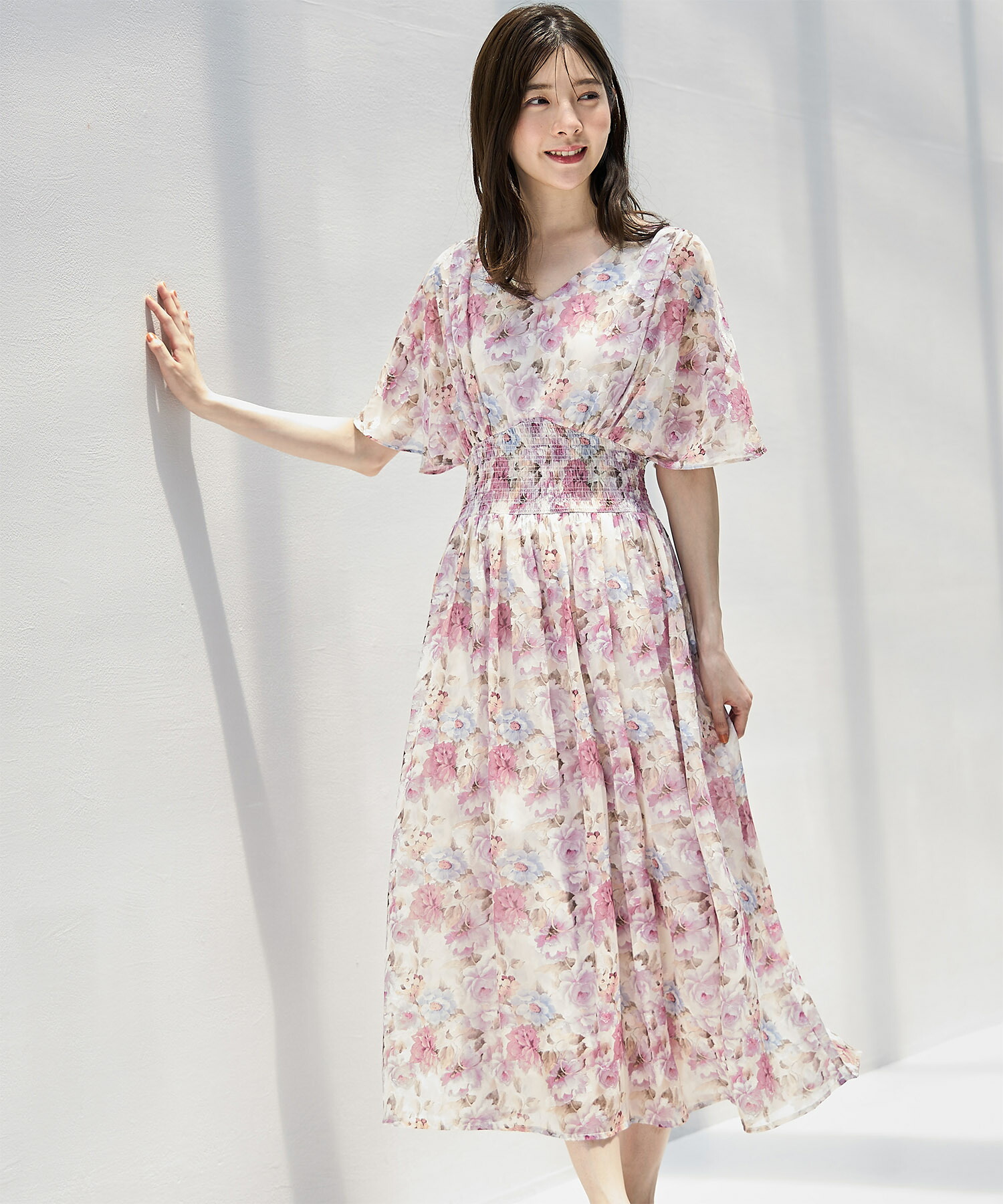プレシャスリボン 妖精ワンピース ジャガード-