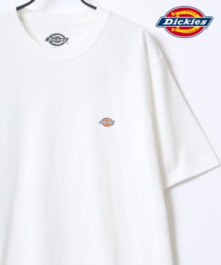 LAZAR/【Lazar】Dickies/ディッキーズ 別注 オーバーサイズ ロゴワッペン ワンポイント刺繍 Tシャツ/無地/リブライン リンガー メンズ 半袖 Tシャツ/505245959