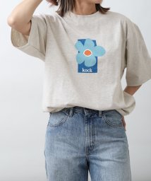 ZIP FIVE/花Tシャツ刺繍＆プリントTシャツ/505261558