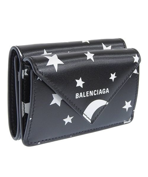 BALENCIAGA(バレンシアガ)/BALENCIAGA バレンシアガ PAPIER ペーパー 三つ折り 財布/イエロー