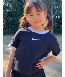 NIKE(ナイキ)/キッズ(105－120cm) Tシャツ NIKE(ナイキ) SWOOSH RINGER TEE/BLACK