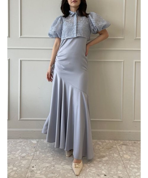 セール】レースレイヤードマーメイドワンピース(505262129) | エイミー  