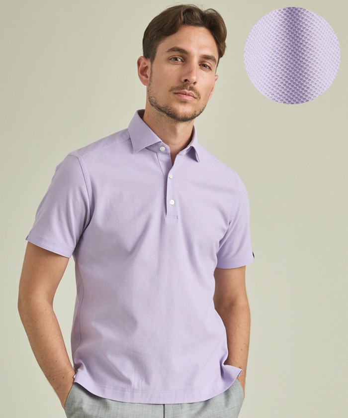 ビジネスで着用可】鹿の子ビズポロシャツ(505262966)｜HANKYU MEN'S