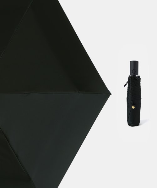SAISON DE PAPILLON(セゾン ド パピヨン)/晴雨兼用折りたたみ傘【紫外線99％カット】/ブラック