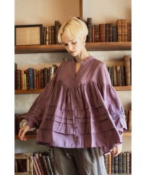 KOH.style(コースタイル)/WAWA TUCK BLOUSE/PURPLE