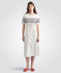 TOMMY HILFIGER/REG STRIPE EMB MIDI C－NK DRS S/505256995