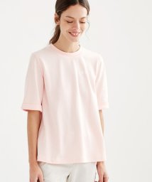 AIGLE(エーグル)/UVカット 吸水速乾 クルーネックロゴTシャツ/ピンク