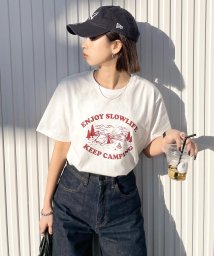 Chillfar(チルファー)/ヴィンテージミックスTシャツ/ホワイト系2