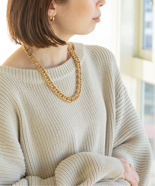 NOBLE(ノーブル)/【GABRIELA ARTIGAS】PALMILLA CHAIN NECKLACE/ゴールド