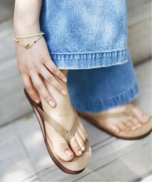 journal standard  L'essage (ジャーナルスタンダード　レサージュ)/【RAINBOW SANDALS/レインボーサンダル】WOMENS SINGLE LAYER 1/2：サンダル/ナチュラル